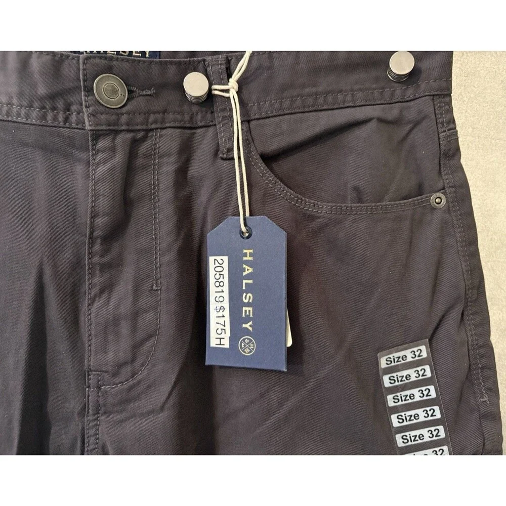 Denim Stretch Riveted Jeans Halsey 32X34 Gray 5 Pocket Pants Cotton H44 NEW $175